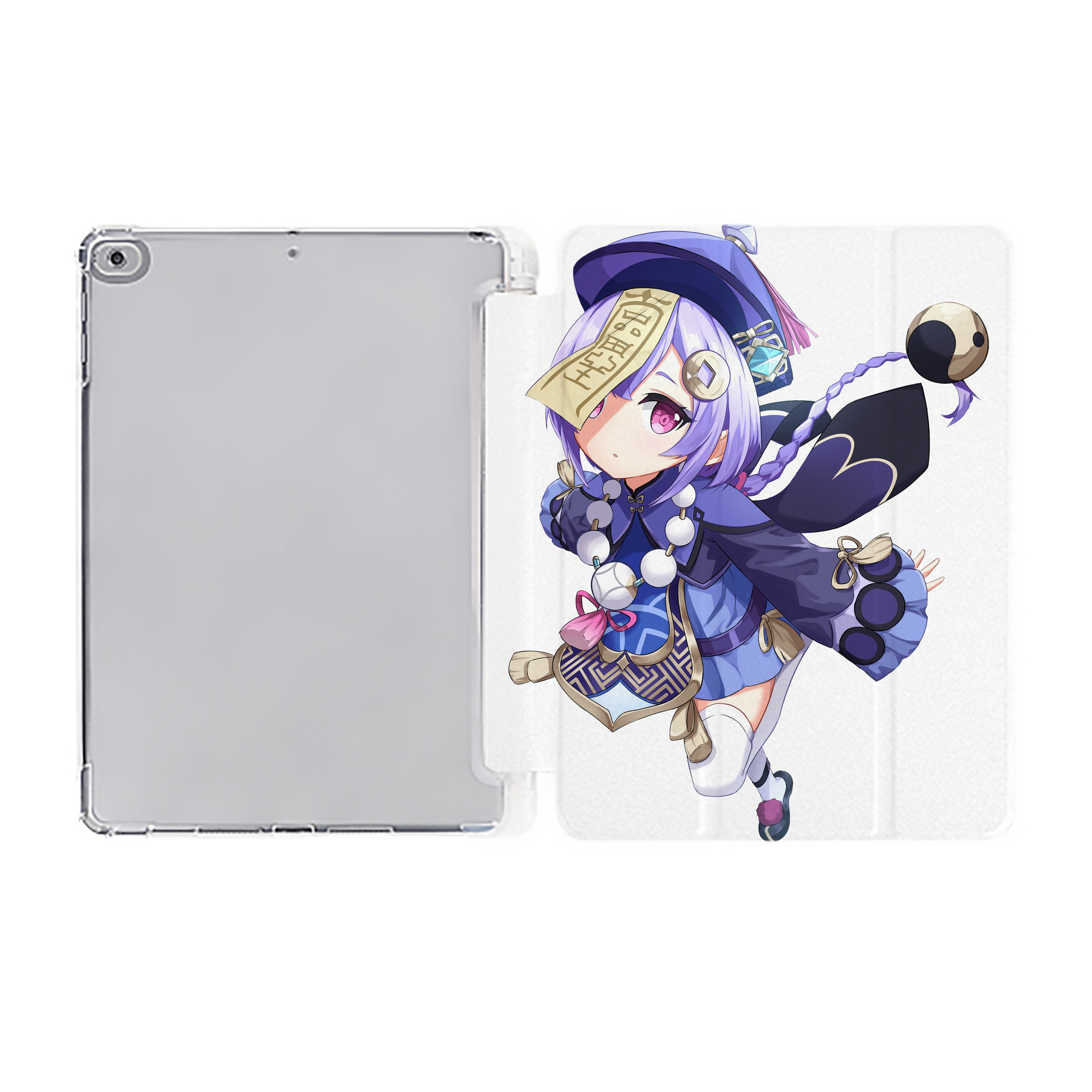 げんし神 七七 なな  genshin Nana IPad ケース ペン収納付き 三つ折りスタンド PUレザー×シリコン 対応機種9.5/10.5/10.9インチ